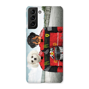 The Red Legendary Drivers: Custom Pet Phone Case - Paw & Glory - Dog Portraits - Pet Portraits