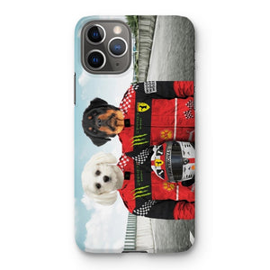 The Red Legendary Drivers: Custom Pet Phone Case - Paw & Glory - Dog Portraits - Pet Portraits