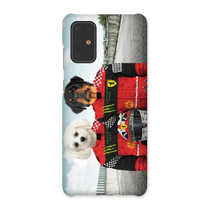 The Red Legendary Drivers: Custom Pet Phone Case - Paw & Glory - Dog Portraits - Pet Portraits