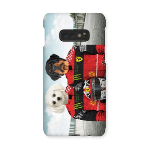 The Red Legendary Drivers: Custom Pet Phone Case - Paw & Glory - Dog Portraits - Pet Portraits