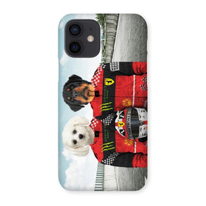 The Red Legendary Drivers: Custom Pet Phone Case - Paw & Glory - Dog Portraits - Pet Portraits