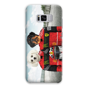 The Red Legendary Drivers: Custom Pet Phone Case - Paw & Glory - Dog Portraits - Pet Portraits