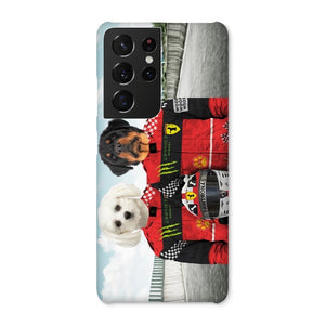 The Red Legendary Drivers: Custom Pet Phone Case - Paw & Glory - Dog Portraits - Pet Portraits