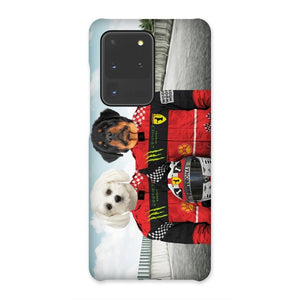 The Red Legendary Drivers: Custom Pet Phone Case - Paw & Glory - Dog Portraits - Pet Portraits