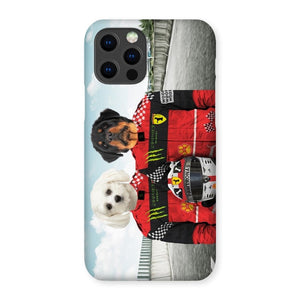 The Red Legendary Drivers: Custom Pet Phone Case - Paw & Glory - Dog Portraits - Pet Portraits