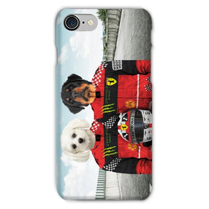 The Red Legendary Drivers: Custom Pet Phone Case - Paw & Glory - Dog Portraits - Pet Portraits