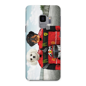 The Red Legendary Drivers: Custom Pet Phone Case - Paw & Glory - Dog Portraits - Pet Portraits