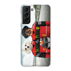 The Red Legendary Drivers: Custom Pet Phone Case - Paw & Glory - Dog Portraits - Pet Portraits