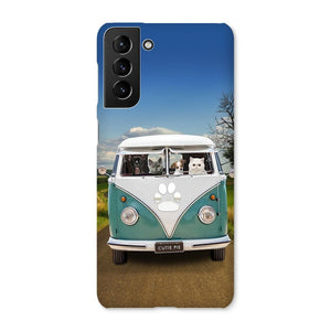 The Retro Bus: Custom Pet Phone Case - Paw & Glory - Dog Portraits - Pet Portraits