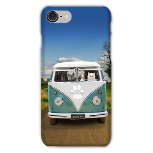 The Retro Bus: Custom Pet Phone Case - Paw & Glory - Dog Portraits - Pet Portraits