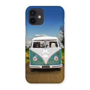 The Retro Bus: Custom Pet Phone Case - Paw & Glory - Dog Portraits - Pet Portraits