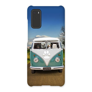 The Retro Bus: Custom Pet Phone Case - Paw & Glory - Dog Portraits - Pet Portraits