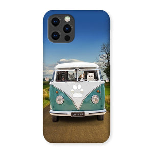 The Retro Bus: Custom Pet Phone Case - Paw & Glory - Dog Portraits - Pet Portraits