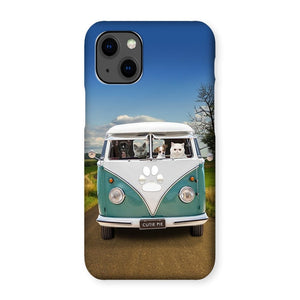 The Retro Bus: Custom Pet Phone Case - Paw & Glory - Dog Portraits - Pet Portraits