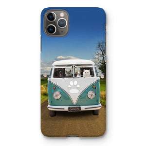 The Retro Bus: Custom Pet Phone Case - Paw & Glory - Dog Portraits - Pet Portraits