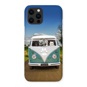 The Retro Bus: Custom Pet Phone Case - Paw & Glory - Dog Portraits - Pet Portraits