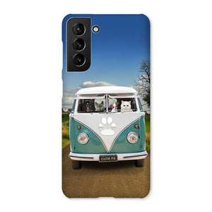 The Retro Bus: Custom Pet Phone Case - Paw & Glory - Dog Portraits - Pet Portraits