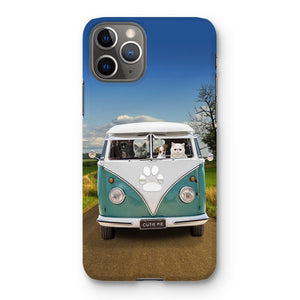 The Retro Bus: Custom Pet Phone Case - Paw & Glory - Dog Portraits - Pet Portraits