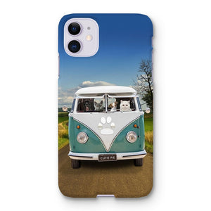 The Retro Bus: Custom Pet Phone Case - Paw & Glory - Dog Portraits - Pet Portraits