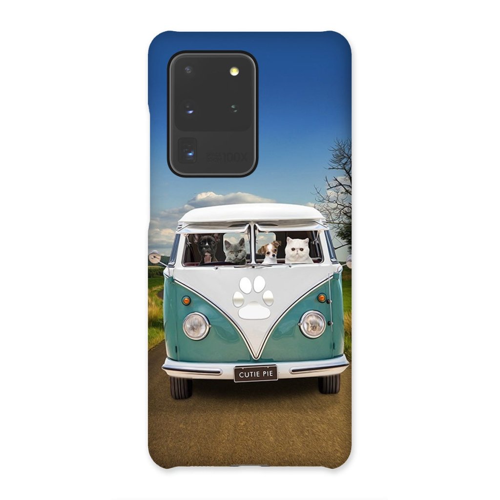 The Retro Bus: Custom Pet Phone Case - Paw & Glory - Dog Portraits - Pet Portraits