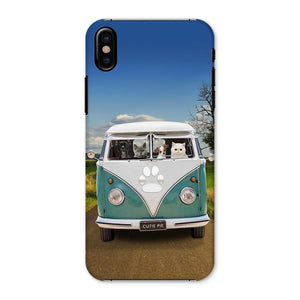 The Retro Bus: Custom Pet Phone Case - Paw & Glory - Dog Portraits - Pet Portraits