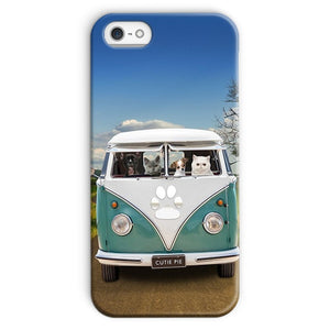 The Retro Bus: Custom Pet Phone Case - Paw & Glory - Dog Portraits - Pet Portraits