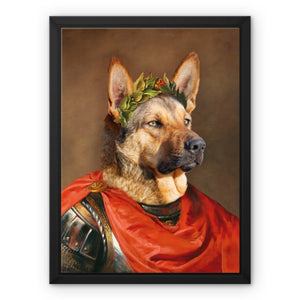 The Roman Emperor: Custom Pet Canvas - Paw & Glory - Dog Portraits - Pet Portraits