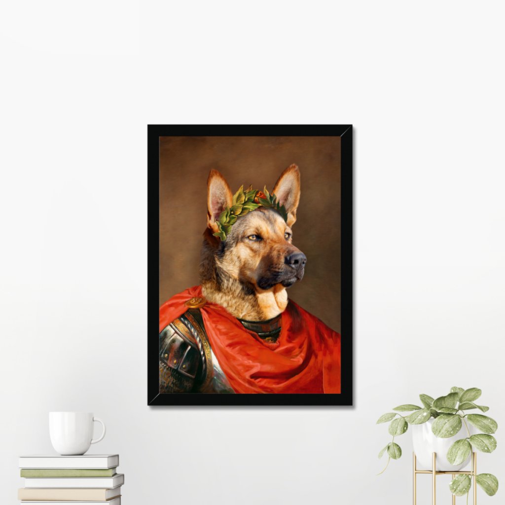 The Roman Emperor: Custom Pet Portrait - Paw & Glory - Dog Portraits - Pet Portraits