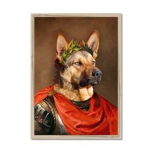 The Roman Emperor: Custom Pet Portrait - Paw & Glory - Dog Portraits - Pet Portraits