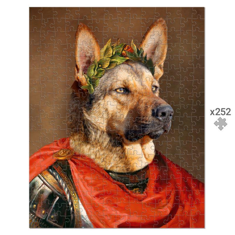 The Roman Emperor: Custom Pet Puzzle - Paw & Glory - Dog Portraits - Pet Portraits