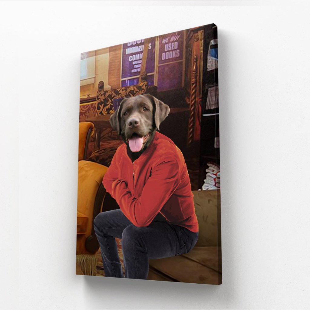 The Ross (Friends Inspired): Custom Pet Canvas - Paw & Glory - Dog Portraits - Pet Portraits