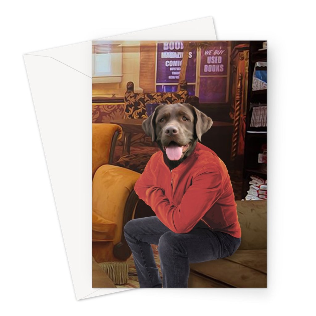 The Ross (Friends Inspired): Custom Pet Greeting Card - Paw & Glory - Dog Portraits - Pet Portraits