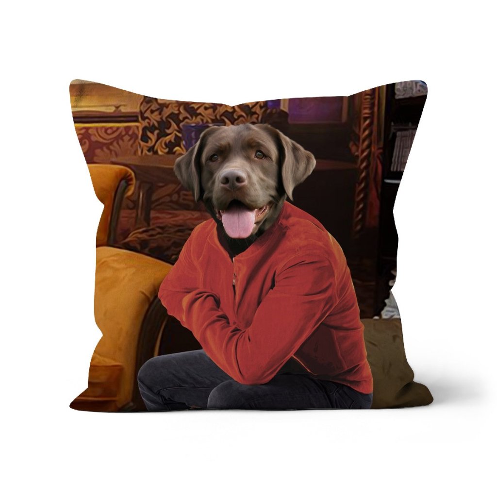 The Ross (Friends Inspired): Custom Pet Pillow - Paw & Glory - Dog Portraits - Pet Portraits