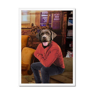 The Ross (Friends Inspired): Custom Pet Portrait - Paw & Glory - Dog Portraits - Pet Portraits