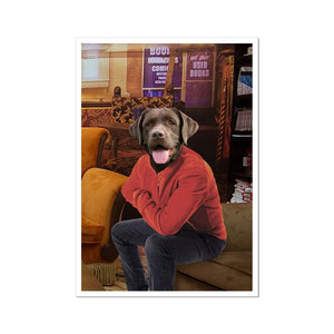 The Ross (Friends Inspired): Custom Pet Poster - Paw & Glory - Dog Portraits - Pet Portraits