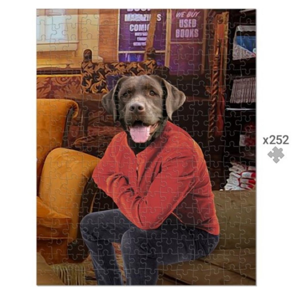 The Ross (Friends Inspired): Custom Pet Puzzle - Paw & Glory - Dog Portraits - Pet Portraits