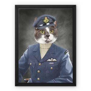 The Royal Airforce Pilot: Custom Pet Canvas - Paw & Glory - Dog Portraits - Pet Portraits