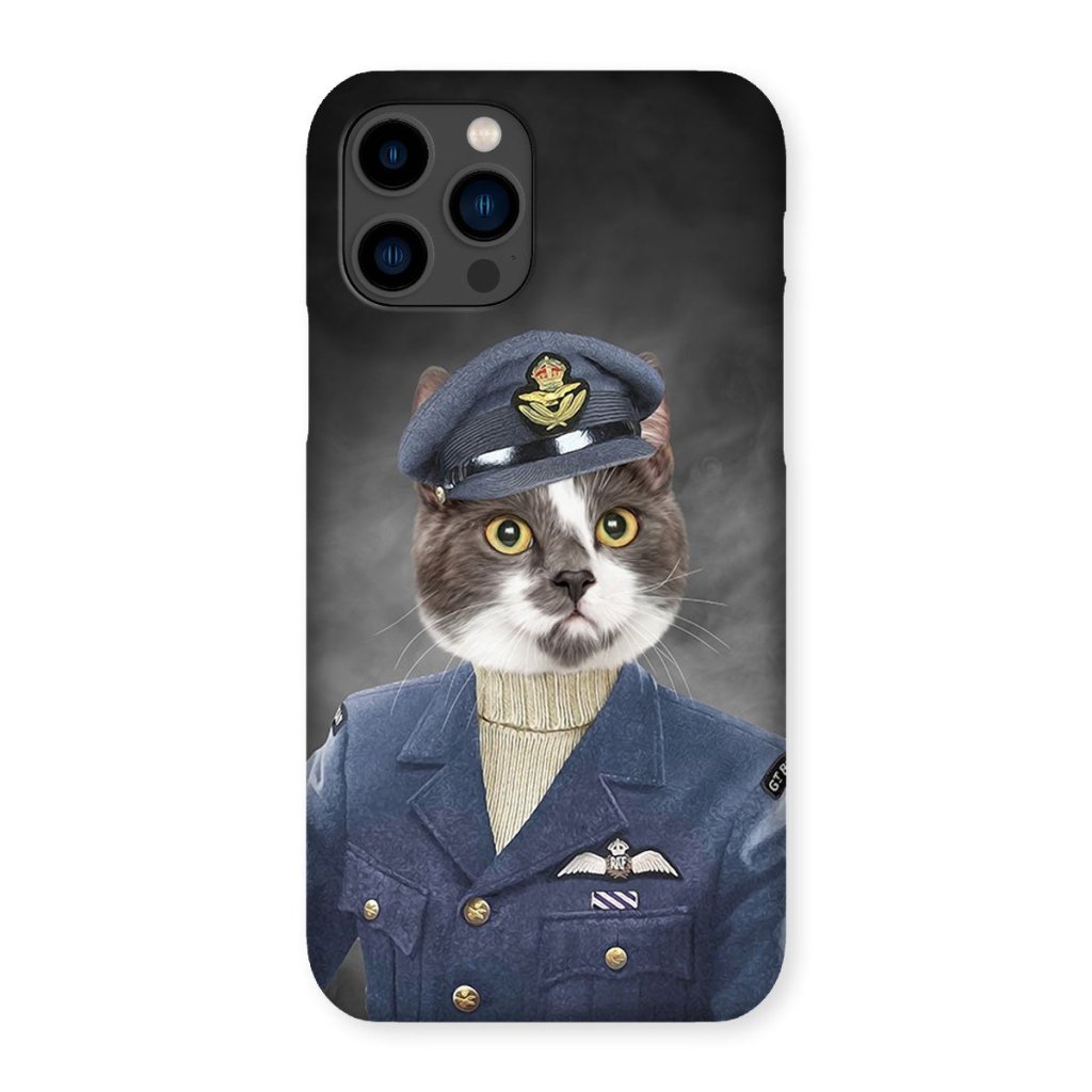 The Royal Airforce Pilot: Custom Pet Phone Case - Paw & Glory - Dog Portraits - Pet Portraits