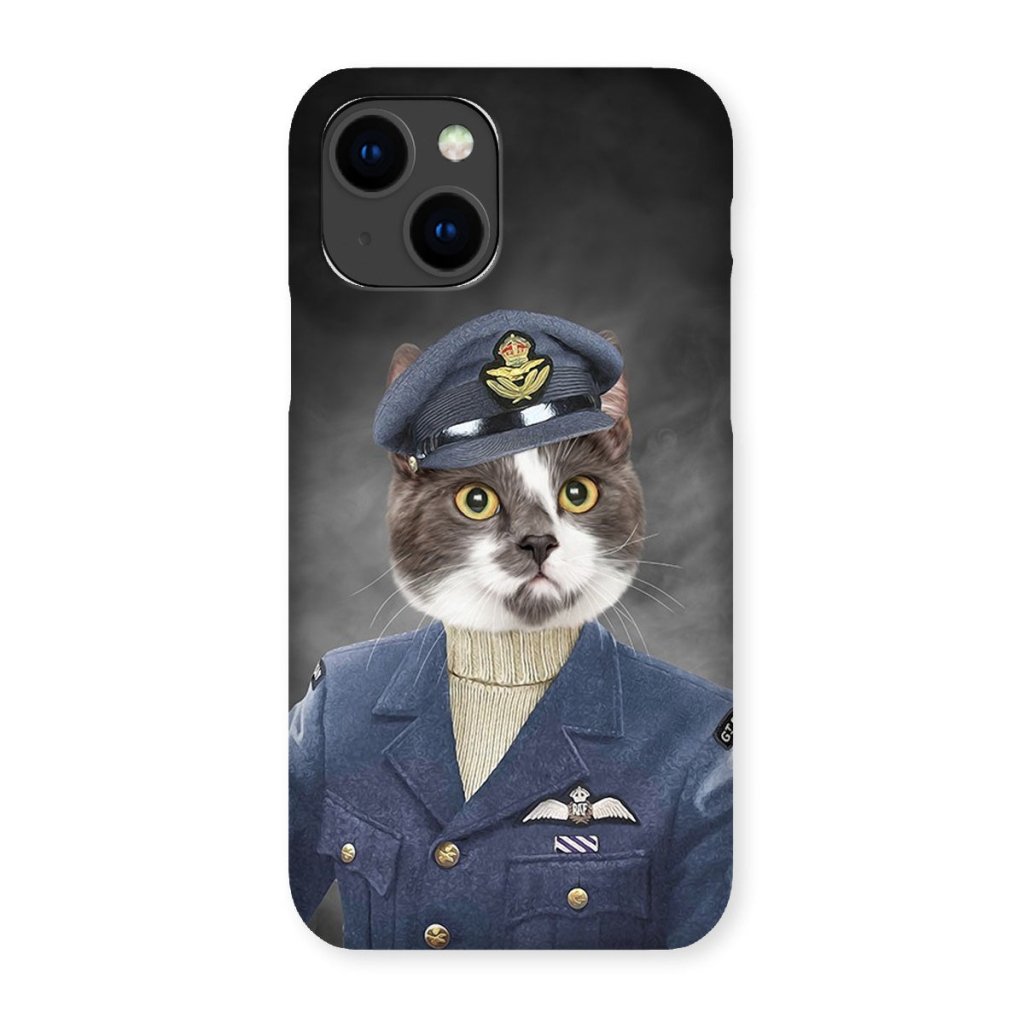 The Royal Airforce Pilot: Custom Pet Phone Case - Paw & Glory - Dog Portraits - Pet Portraits