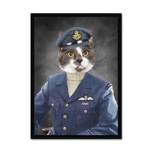 The Royal Airforce Pilot: Custom Pet Portrait - Paw & Glory - Dog Portraits - Pet Portraits