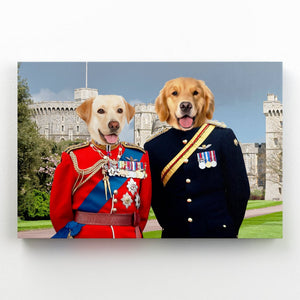 The Royal Dukes: Custom Pet Canvas - Paw & Glory - Dog Portraits - Pet Portraits