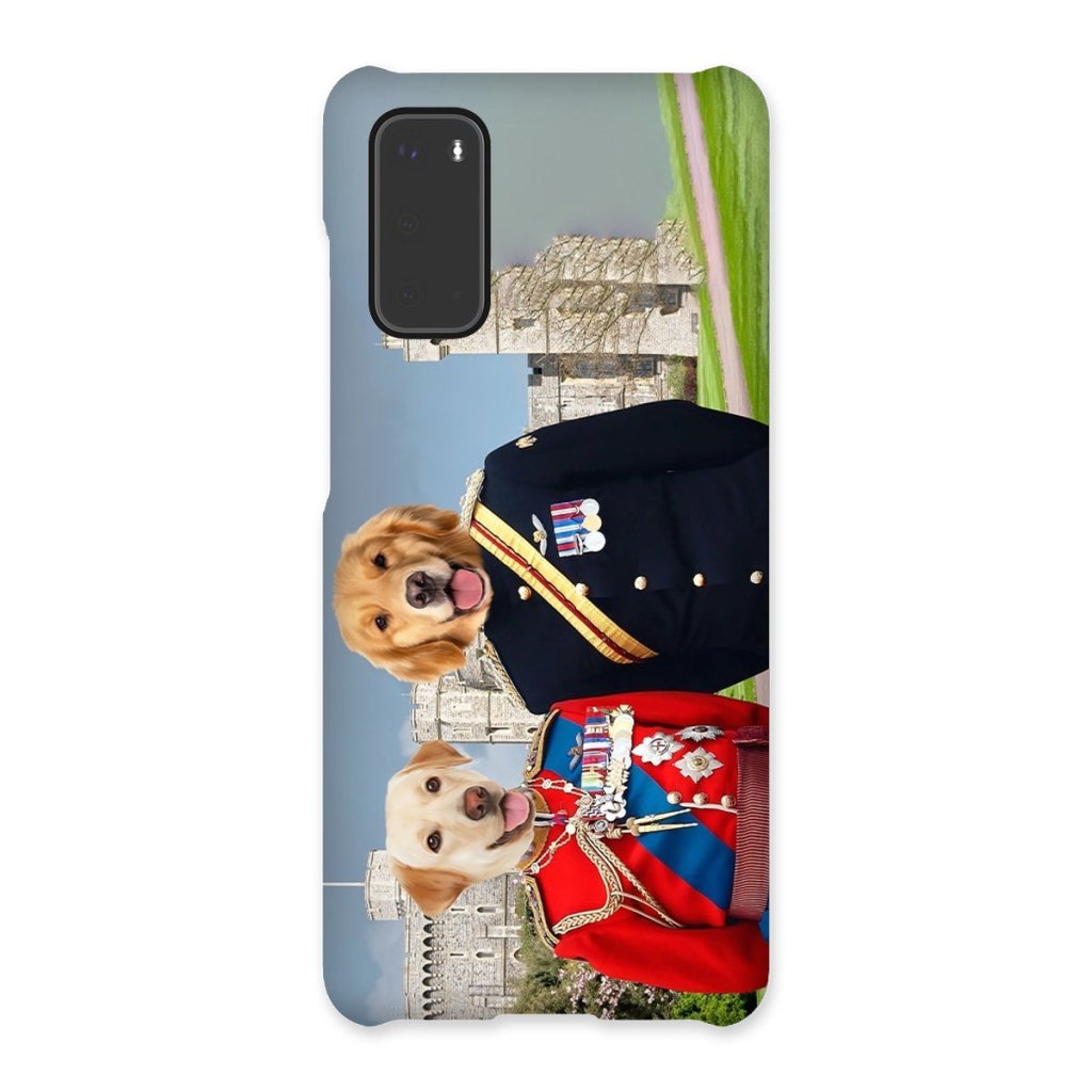 The Royal Dukes: Custom Pet Phone Case - Paw & Glory - Dog Portraits - Pet Portraits