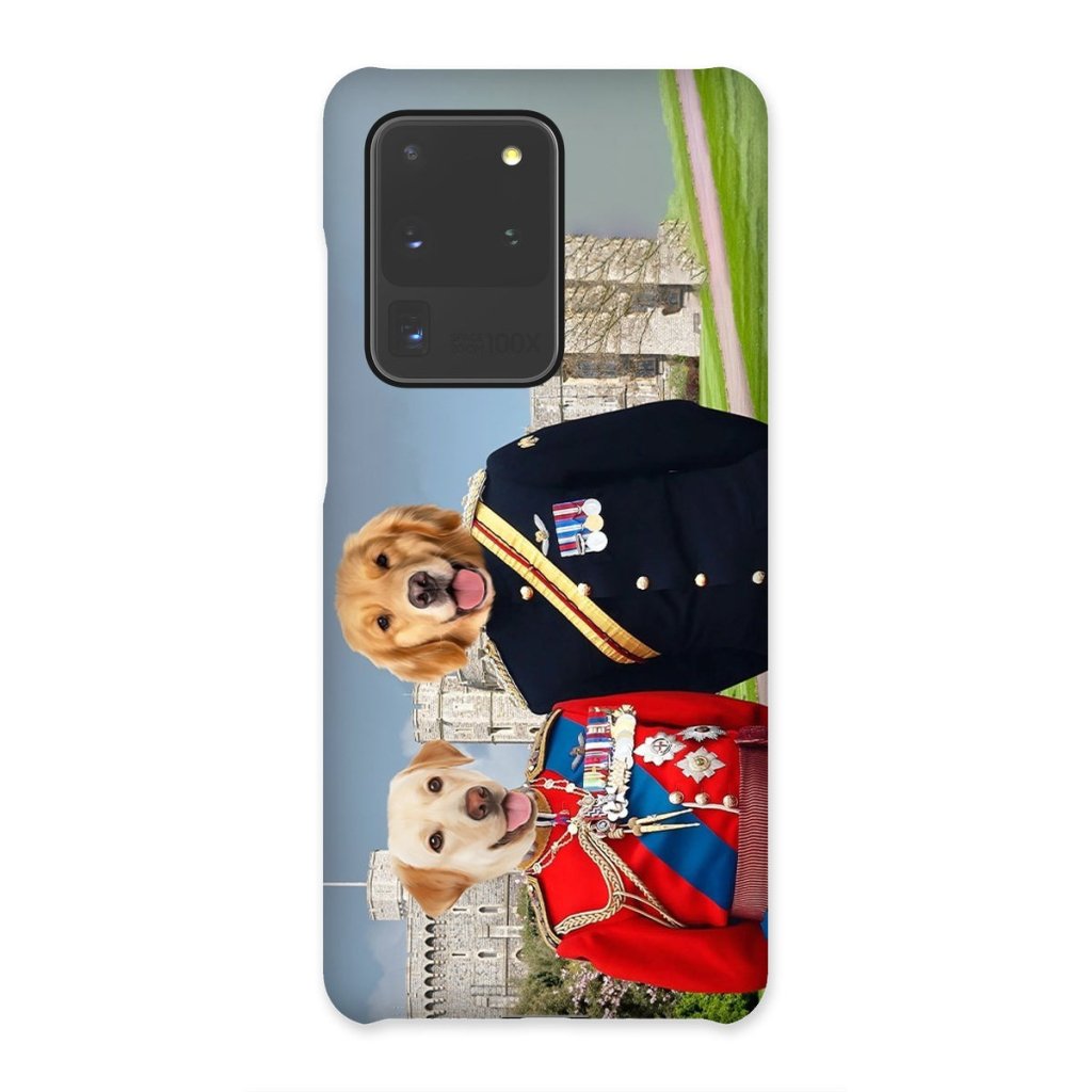 The Royal Dukes: Custom Pet Phone Case - Paw & Glory - Dog Portraits - Pet Portraits