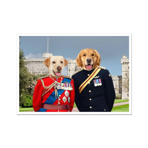 The Royal Dukes: Custom Pet Portrait - Paw & Glory - Dog Portraits - Pet Portraits