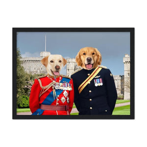 The Royal Dukes: Custom Pet Portrait - Paw & Glory - Dog Portraits - Pet Portraits