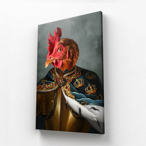 The Royal Knight: Animal Art Canvas - Paw & Glory - Dog Portraits - Pet Portraits