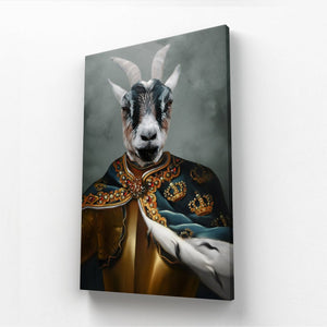 The Royal Knight: Animal Art Canvas - Paw & Glory - Dog Portraits - Pet Portraits