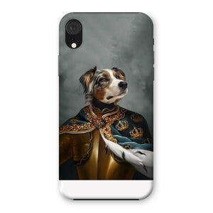 The Royal Knight: Custom Pet Phone Case - Paw & Glory - Dog Portraits - Pet Portraits