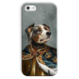 The Royal Knight: Custom Pet Phone Case - Paw & Glory - Dog Portraits - Pet Portraits