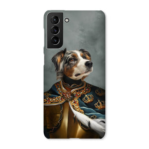 The Royal Knight: Custom Pet Phone Case - Paw & Glory - Dog Portraits - Pet Portraits